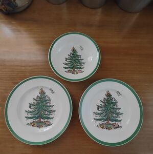 Spode Christmas Bread n Butter and Bowl